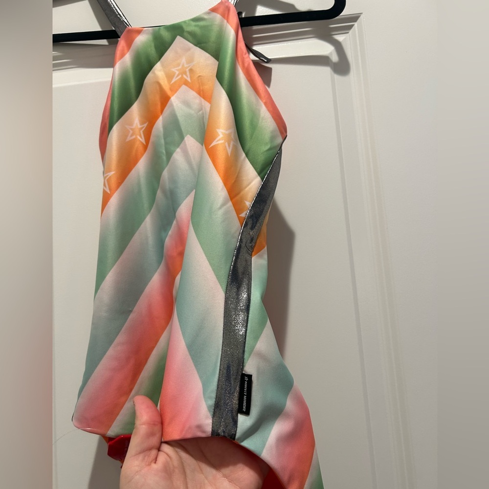 PERFECT MOMENT Serpentine Reversible One-piece Swimsuit Sz L - Picture 5 of 9